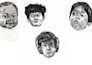 draw your face into digitasl sketch painting